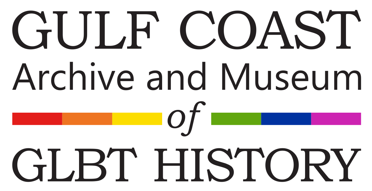 Logo of Gulf Coast Archive and Museum
     of Gay, Lesbian, Bisexual and Transgender History, Inc.